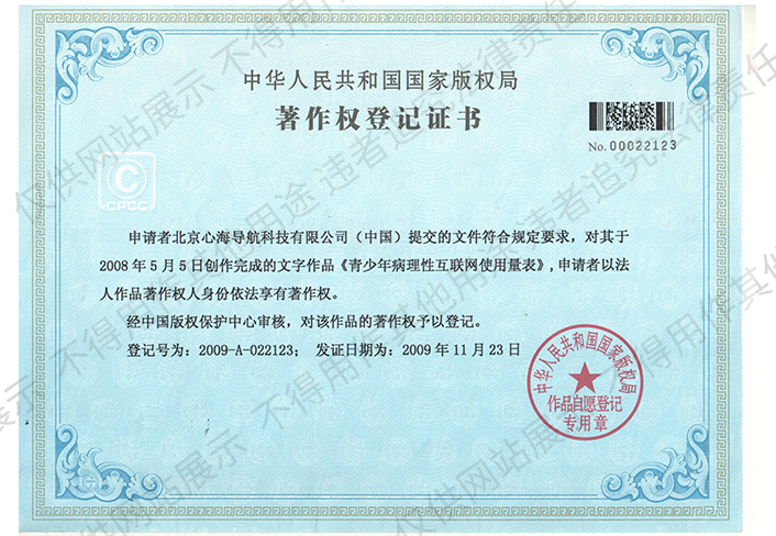 青少年病理性互联网使用量表